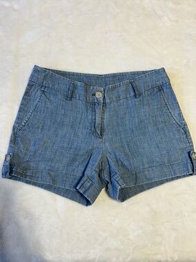 Kenar Denim Shorts